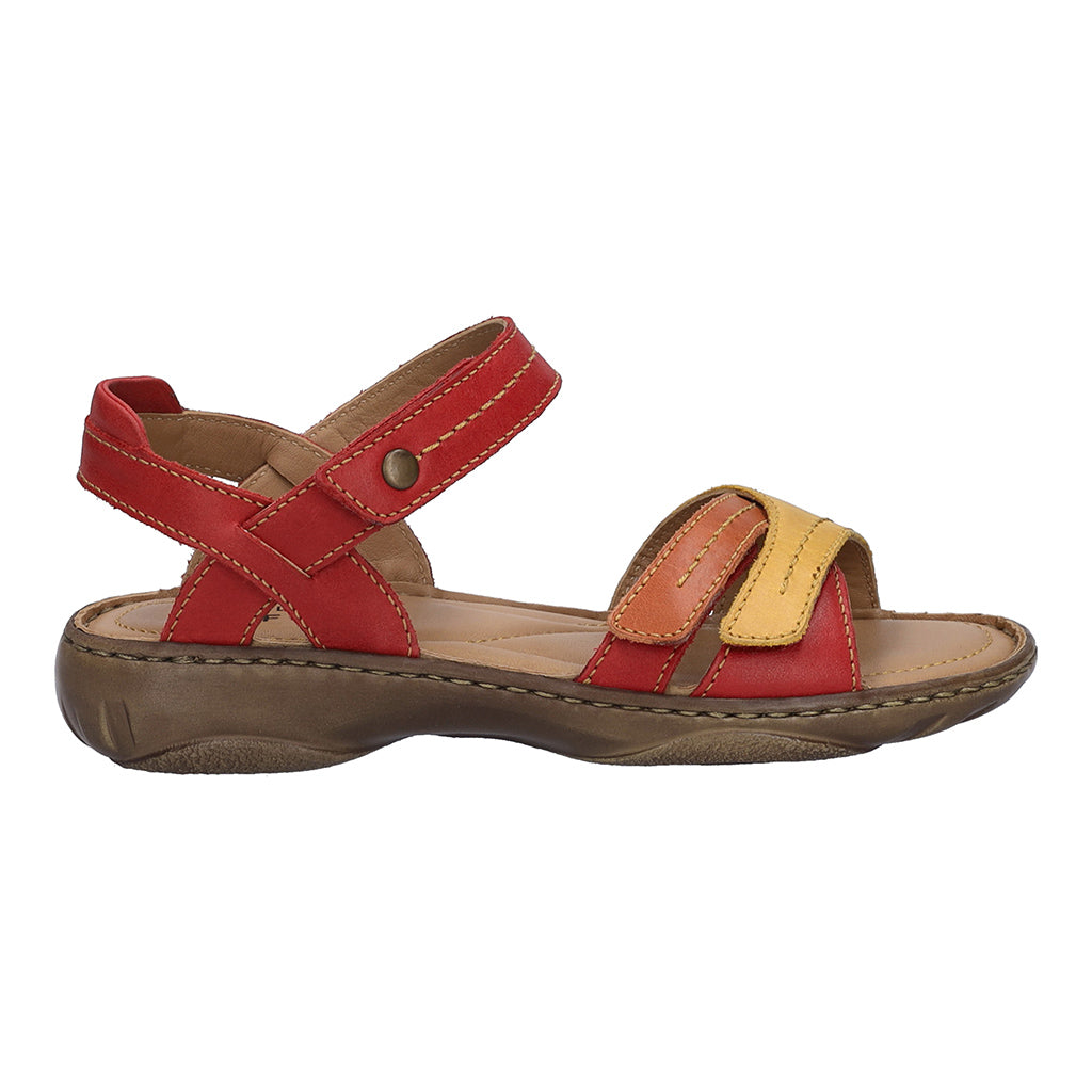 Josef Seibel Debra Sandali In Pelle Donna: Leggeri Con Chiusura A Strappo E Suola PU, Larghezza Normale G
