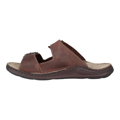 Joseph Seibel Sz 11 / 45 EU Maverick oiled  Hand Sewn Leather Slides Sandals NWT Josef Seibel | Shoes | Josef Seibel Maverick 5 Leather  main image 4