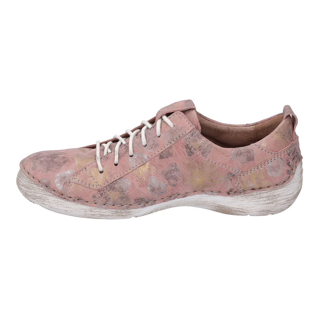 Josef Seibel Fergey 56 Mono Cream Soft Leather Womens Sneakers Cream US 6 - 10 e